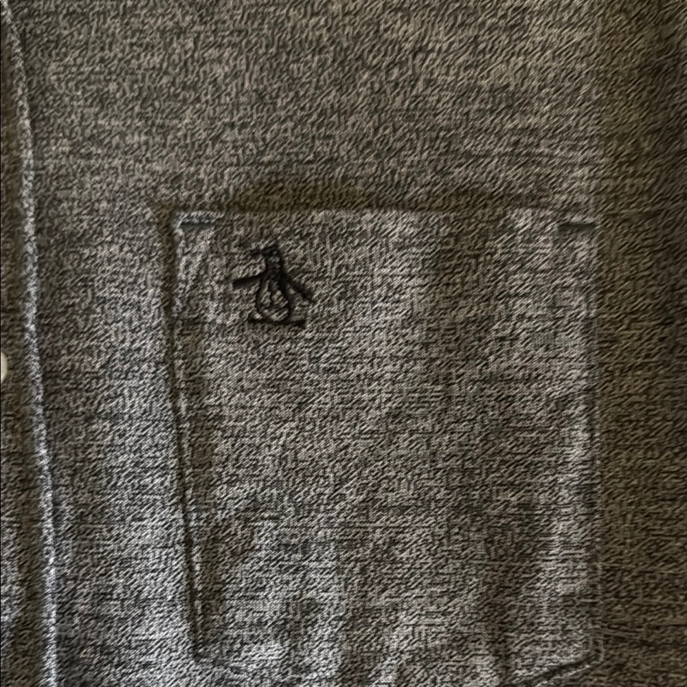 Original Penguin Gray Casual Button Down Shirt - Picture 4 of 4